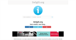 Desktop Screenshot of ileilgili.org